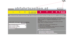Desktop Screenshot of abfahrtszeiten.at